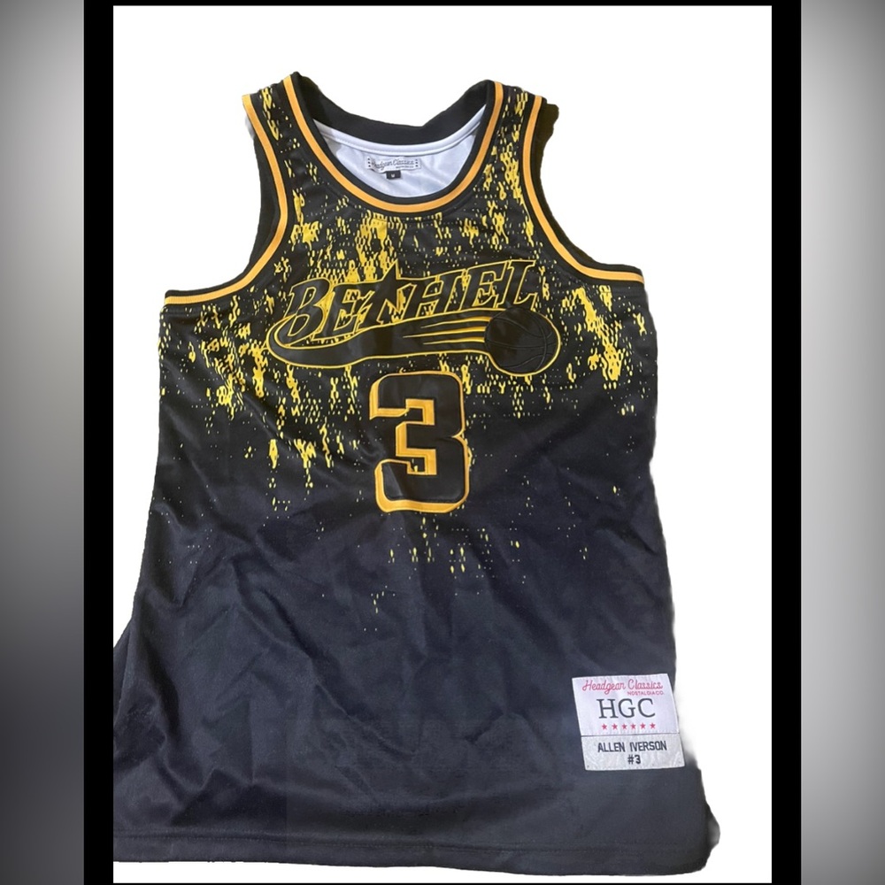 Allen IVERSON Bethel High-School Basketball Jersey Headgear Classics Sz M